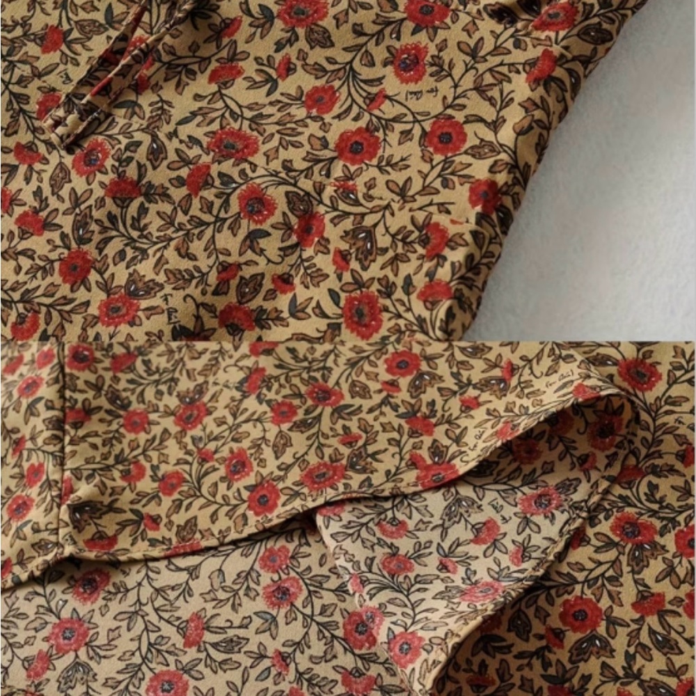 Floral Print Spaghetti Strap Sun Dress - Picture 4 of 16